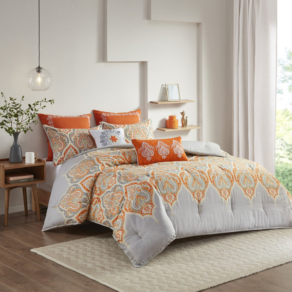 Burnt Orange Comforter Set | Wayfair